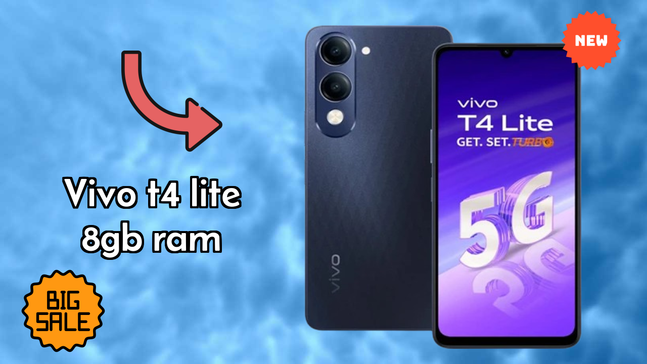 Vivo T4 Lite 8GB RAM Battery Life: 6000 MAh Charging Speed